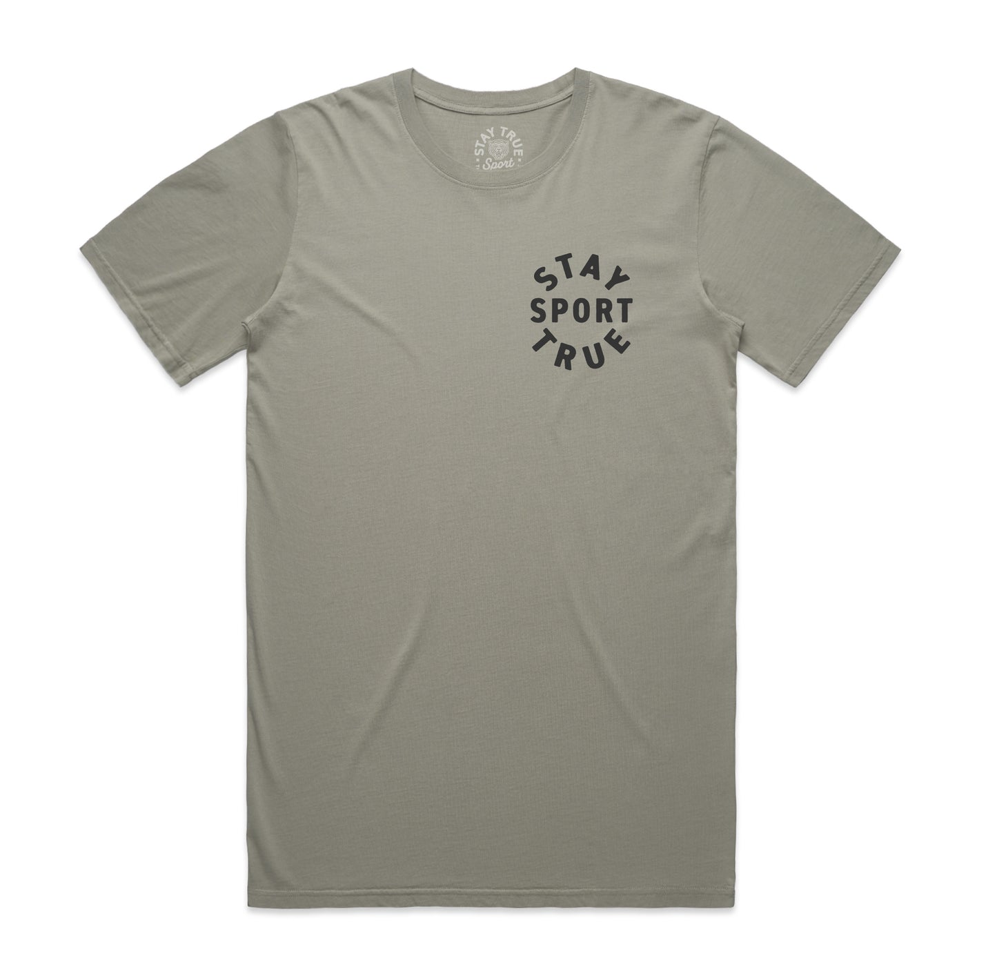 Organic Wordmark Tee - Eucalyptus